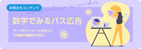 数字でみるバス広告